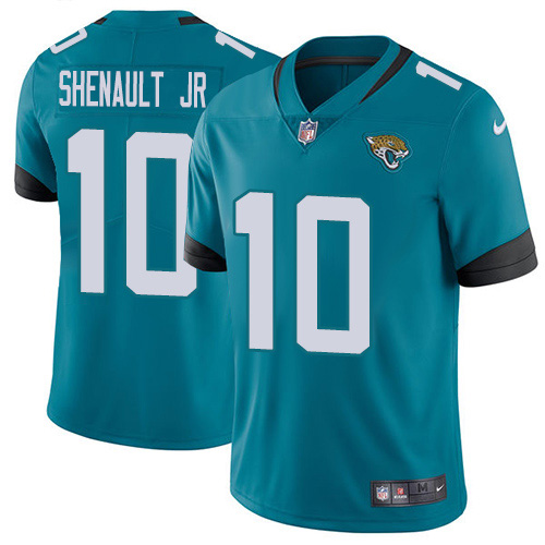 Men Nike Jacksonville Jaguars #10 Laviska Shenault Jr. Teal Green Alternate  Stitched NFL Vapor Untouchable Limited Jersey->jacksonville jaguars->NFL Jersey